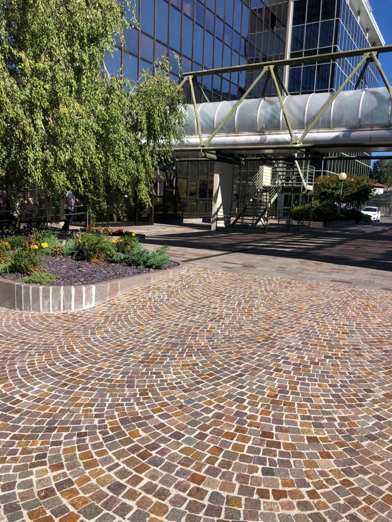 porphyry cubes for outdoor